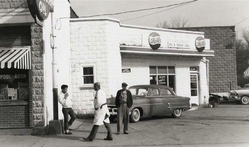 Two towns long gone--Scott Service Station Old Eddyville