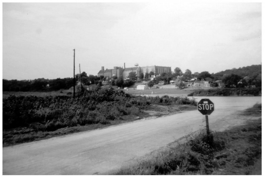 Two towns long gone--Old Eddyville ferry landing viewed from land between the rivers