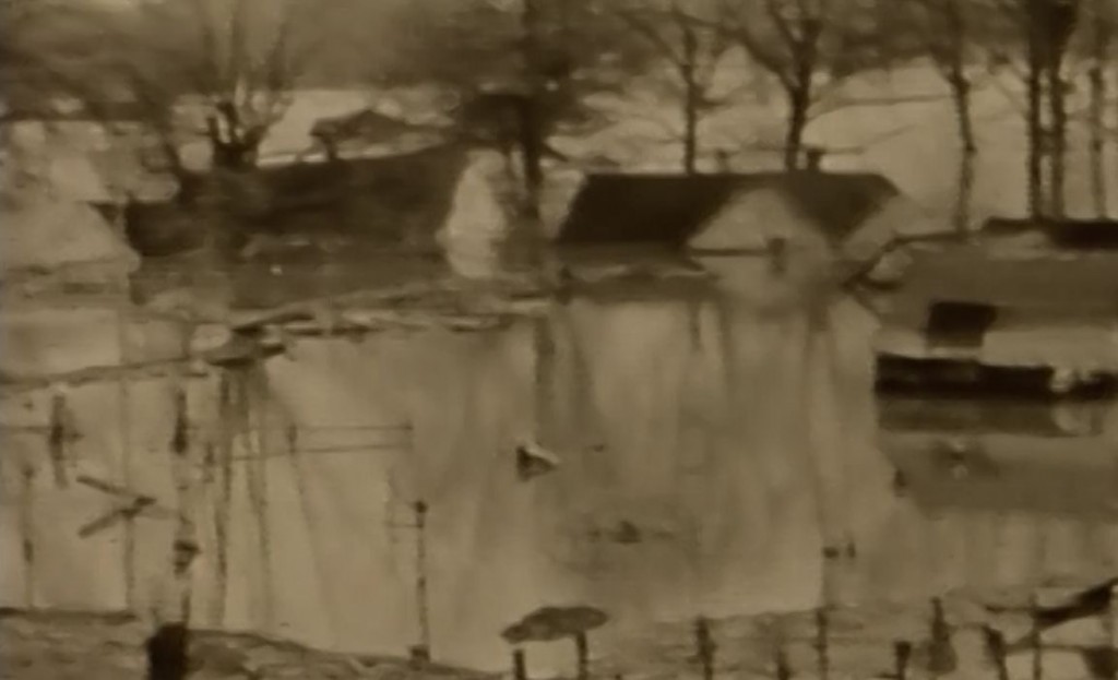 Lyon County Flood - houses underwater Eddyville Ky 1937