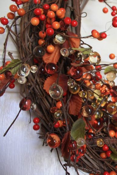 make a homemade grapevine wreath three