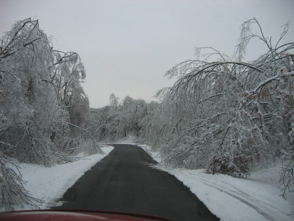 Ice Storm 2009 Panther Creek Road