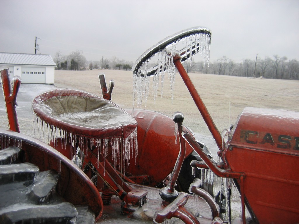 Iced up until spring