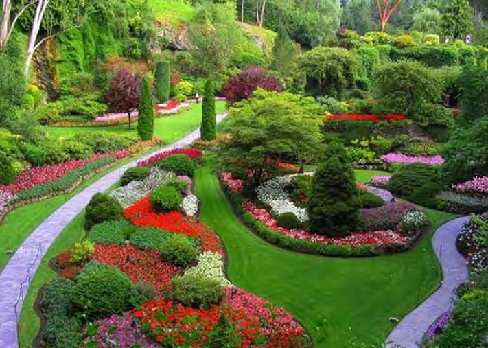 a dream garden - why mow when you can have this